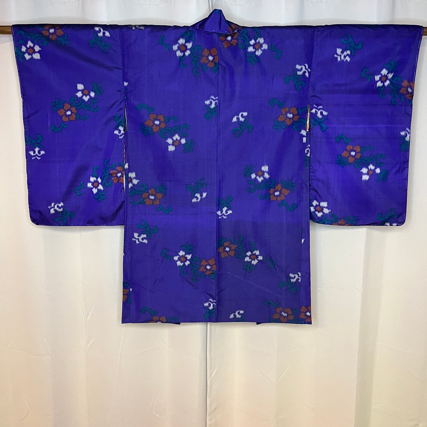 "Five Petal Florals" Vintage Meisen Haori