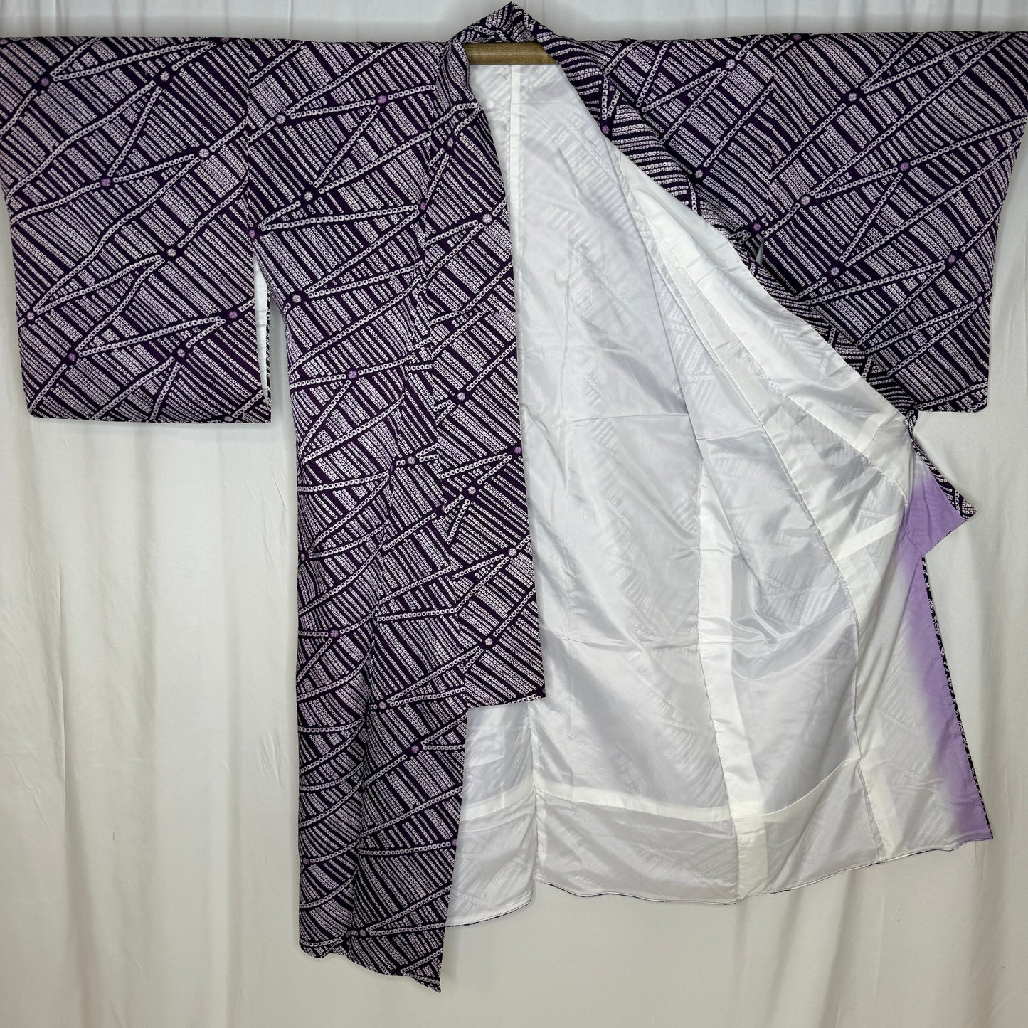 "Purple Matrix" Japanique Robe