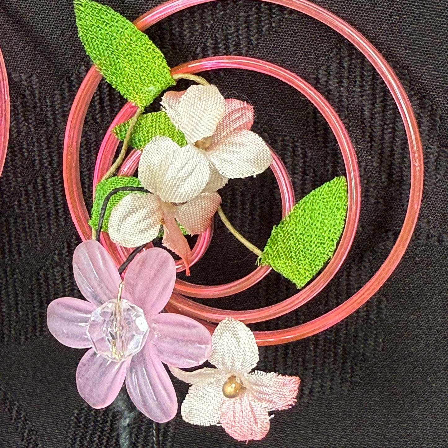 "Candy Blooms" Vintage Kanzashi Hair Pins