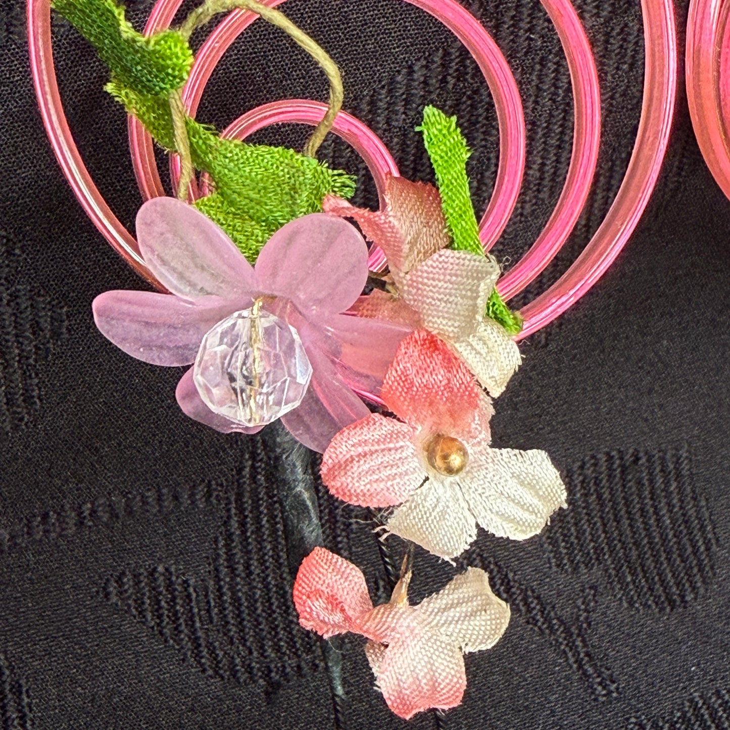 "Candy Blooms" Vintage Kanzashi Hair Pins