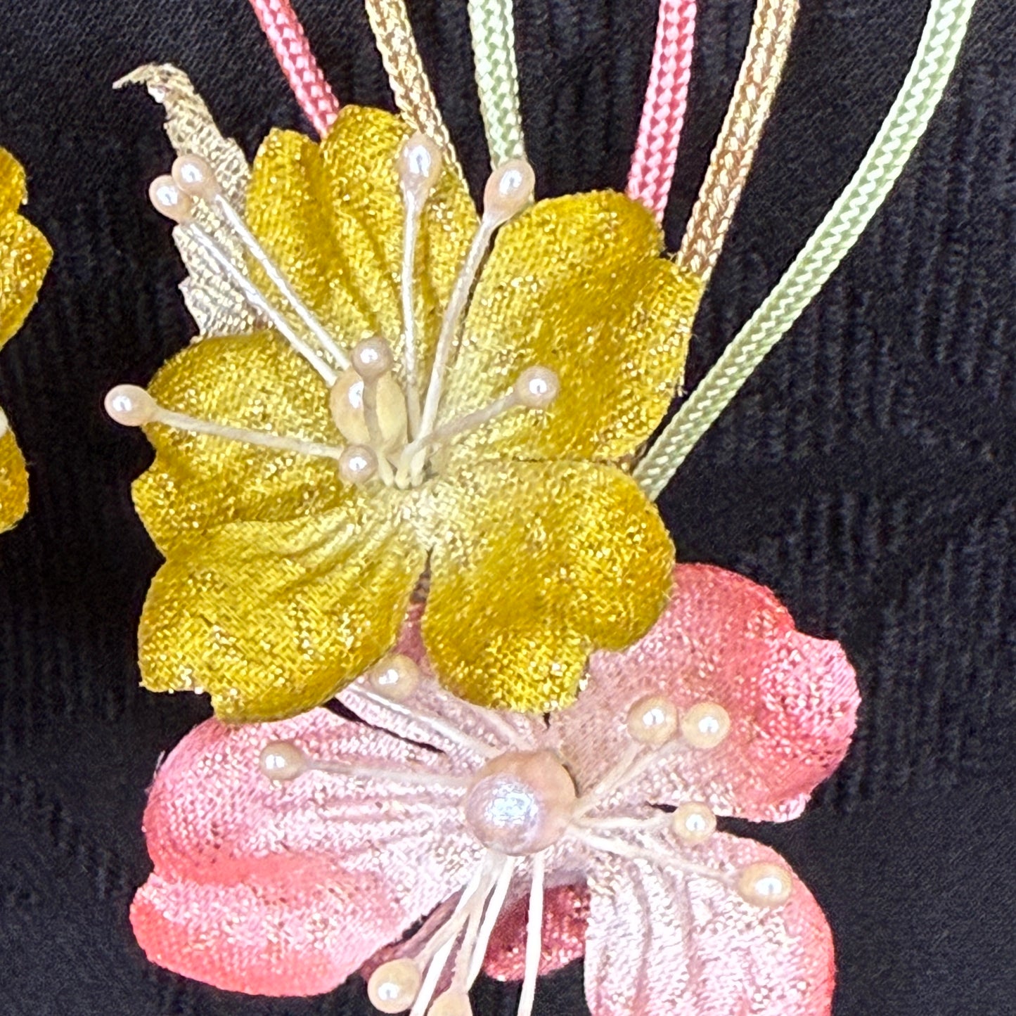 "Sakura Dawn" Vintage Kanzashi Hair Pins