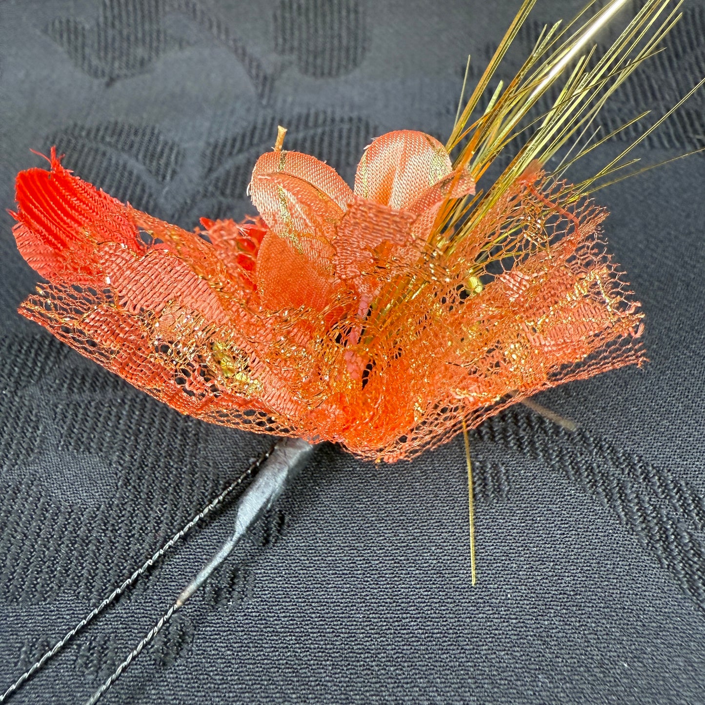 "Autumn Spiral" Vintage Kanzashi Hair Pin