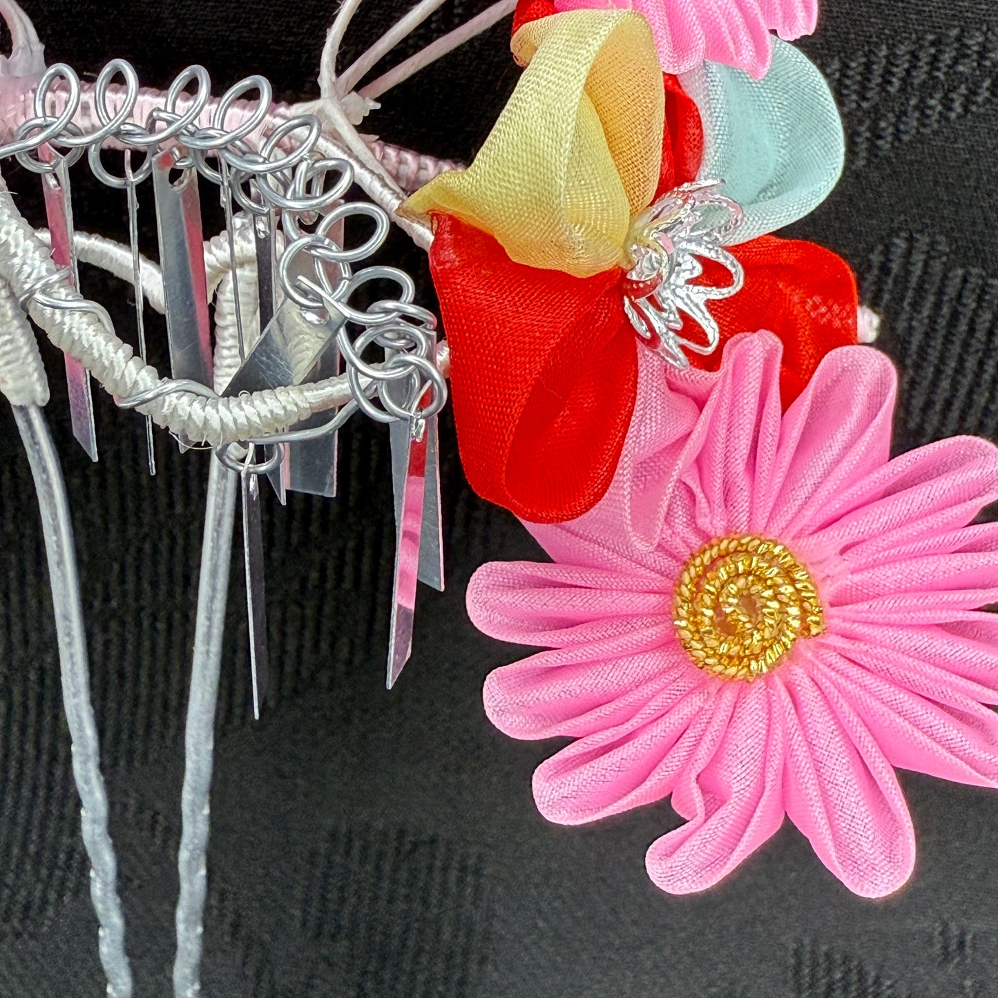 "Pink Jubilee" Vintage Kanzashi Hair Pin