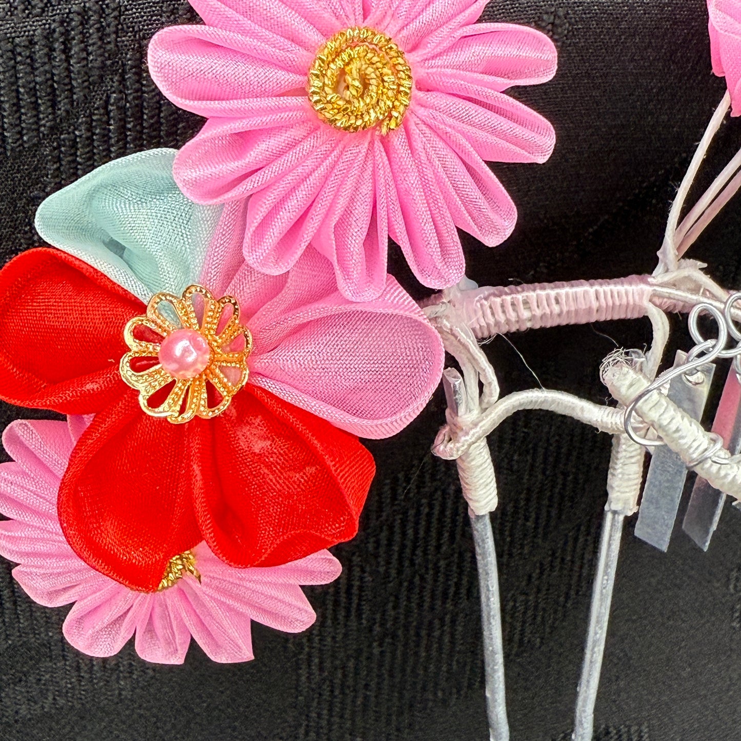 "Pink Jubilee" Vintage Kanzashi Hair Pin