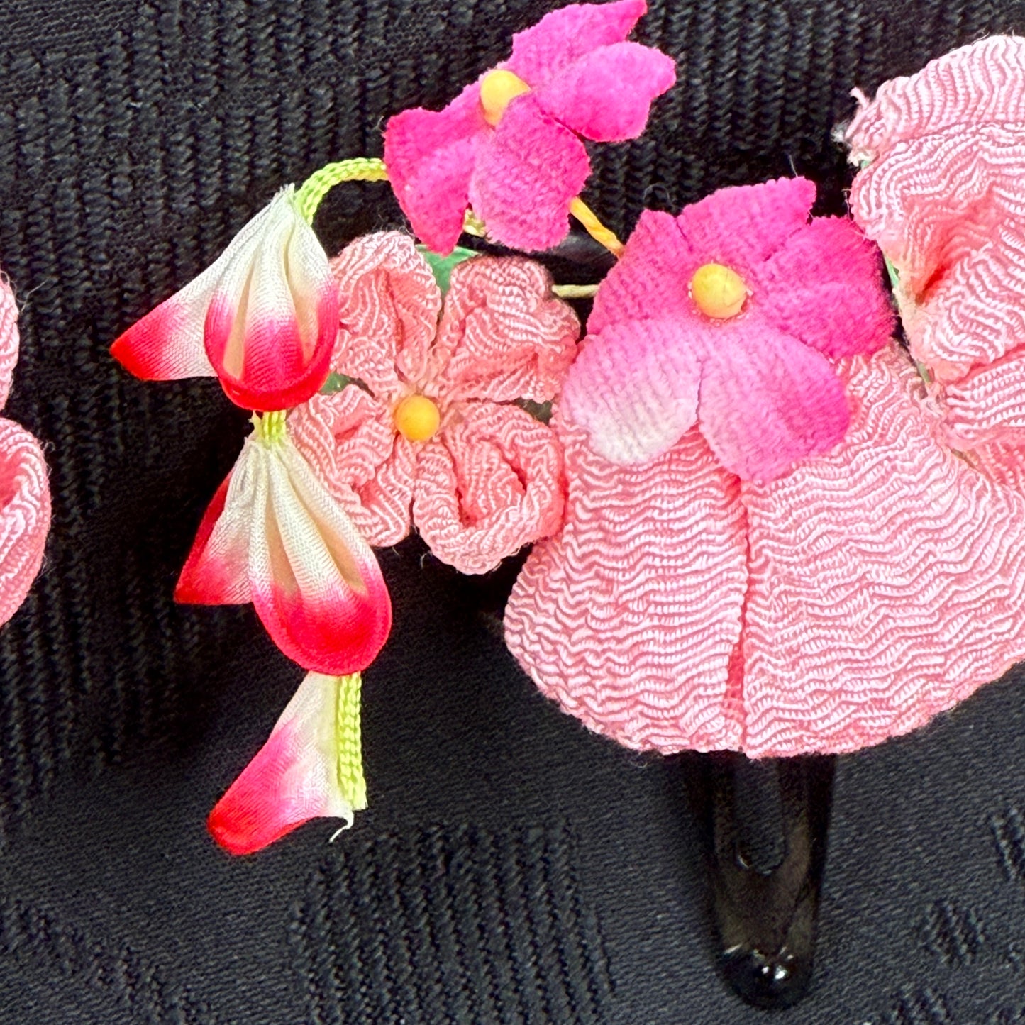 "Spring Sisters" Vintage Kanzashi Hair Clips