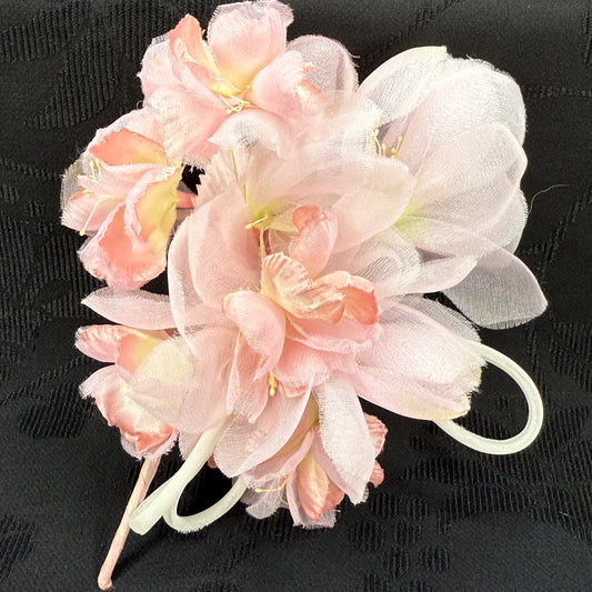 "Peach Mist" Vintage Kanzashi Hair Pin