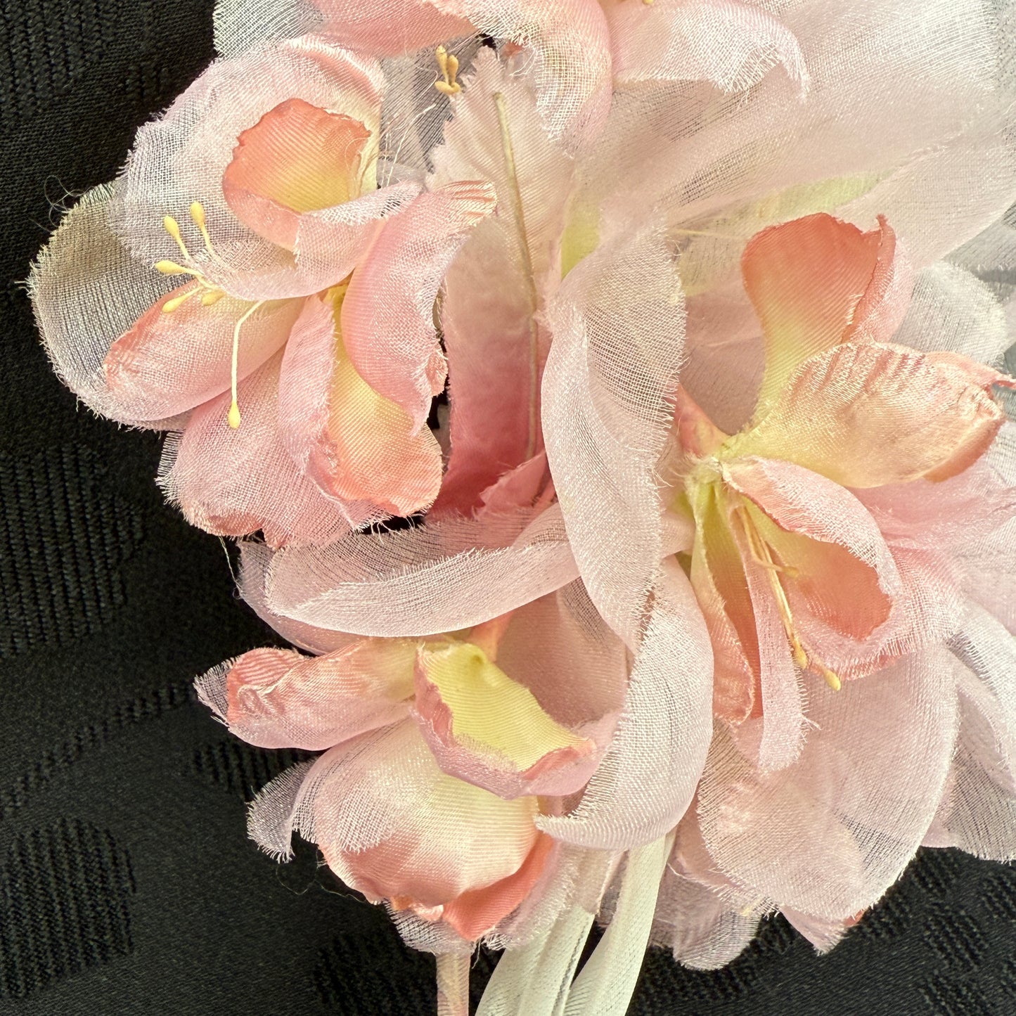 "Peach Mist" Vintage Kanzashi Hair Pin