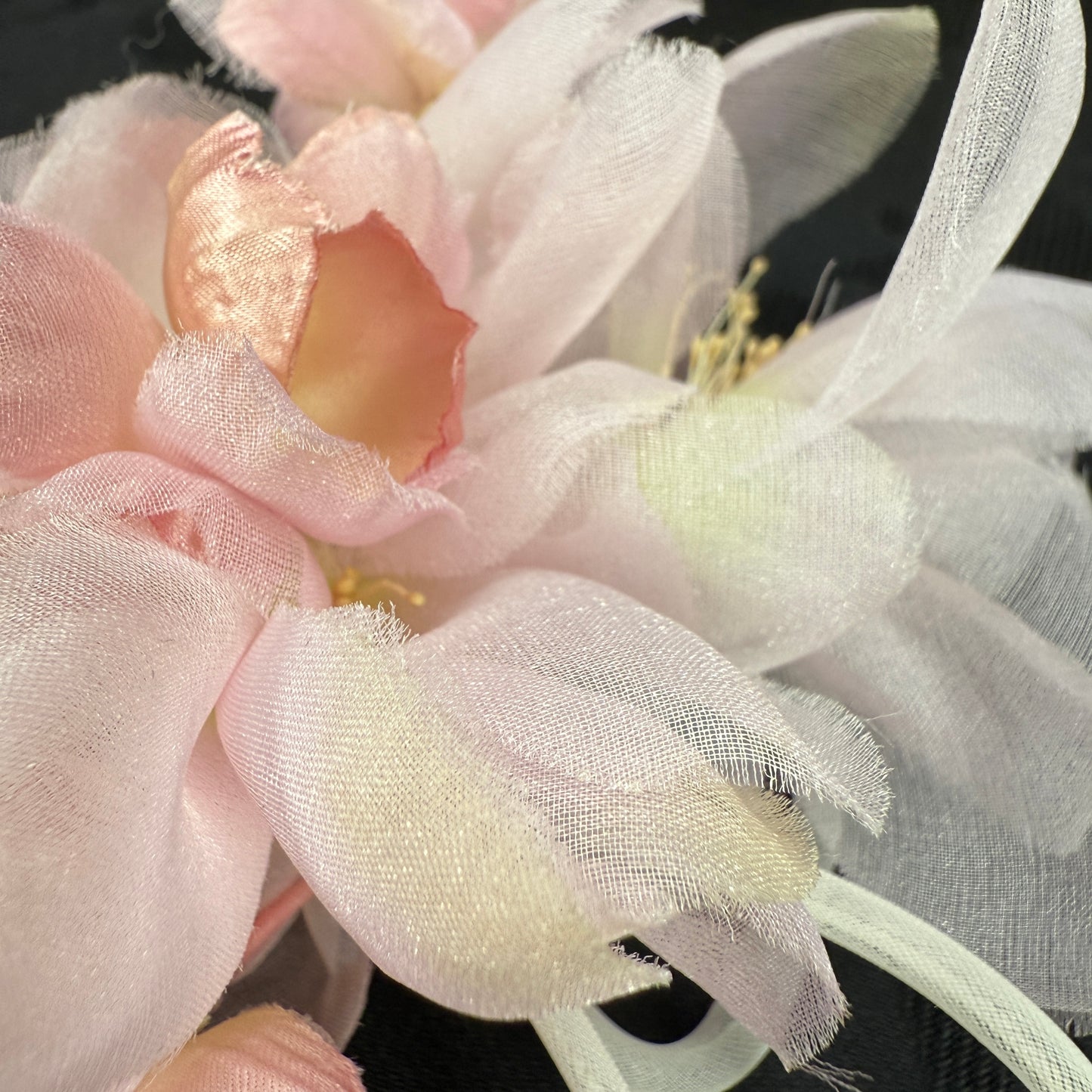 "Peach Mist" Vintage Kanzashi Hair Pin