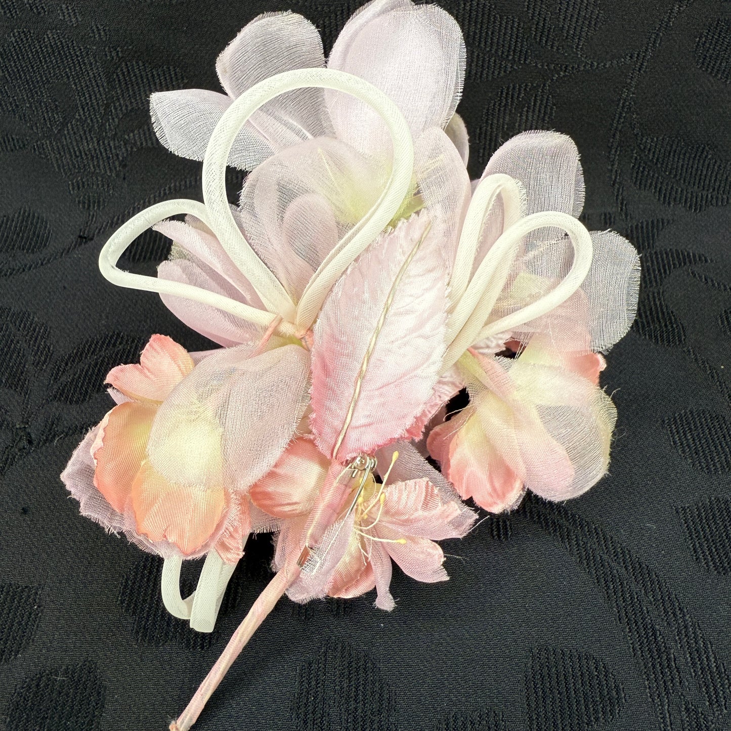 "Peach Mist" Vintage Kanzashi Hair Pin