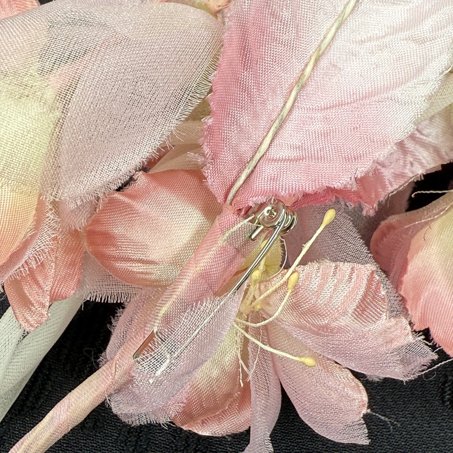 "Peach Mist" Vintage Kanzashi Hair Pin