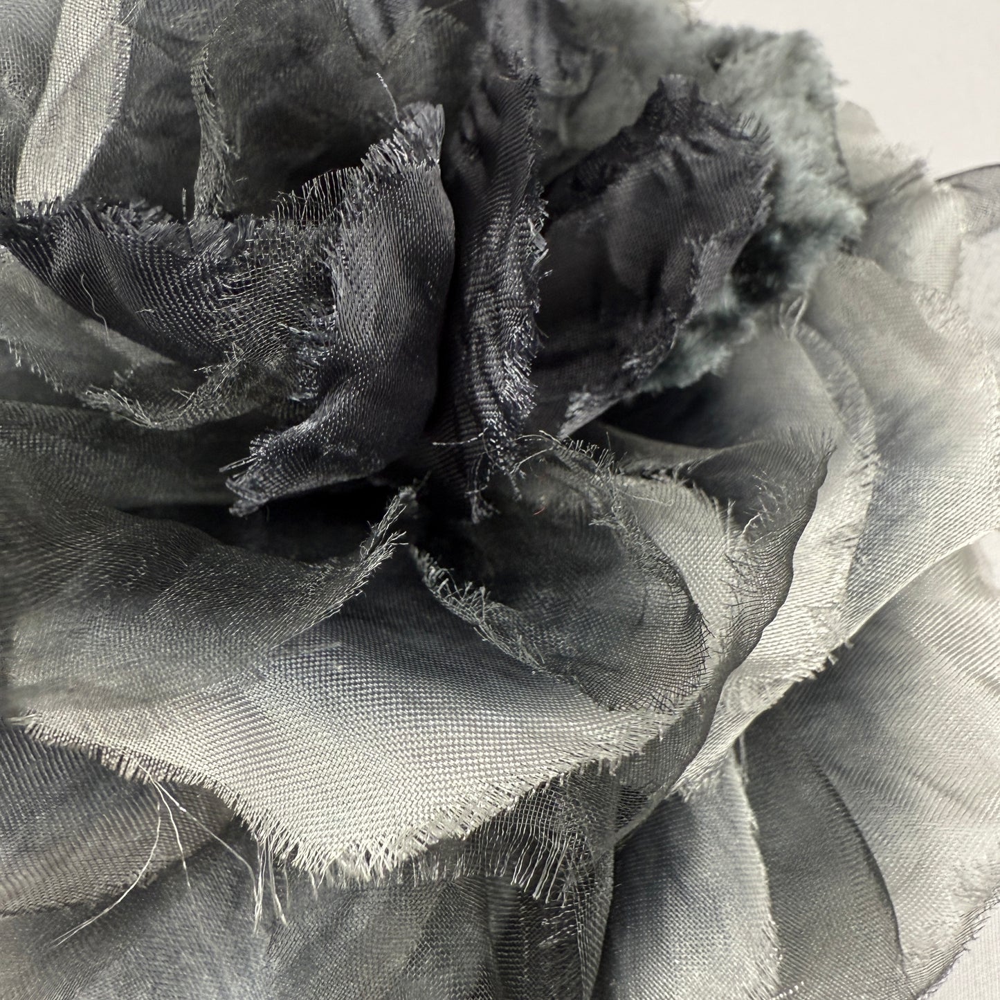 "Midnight Peony" Vintage Kanzashi Hair Pin