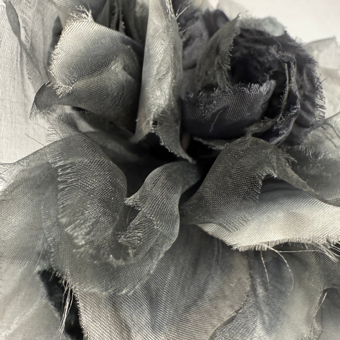 "Midnight Peony" Vintage Kanzashi Hair Pin