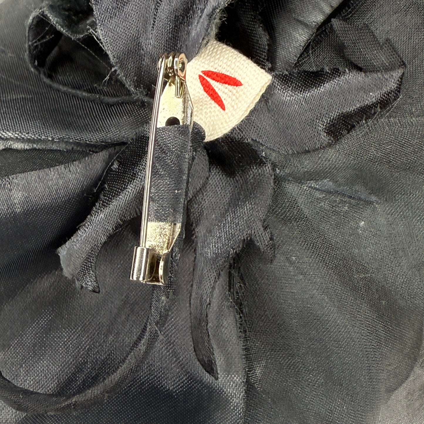 "Midnight Peony" Vintage Kanzashi Hair Pin