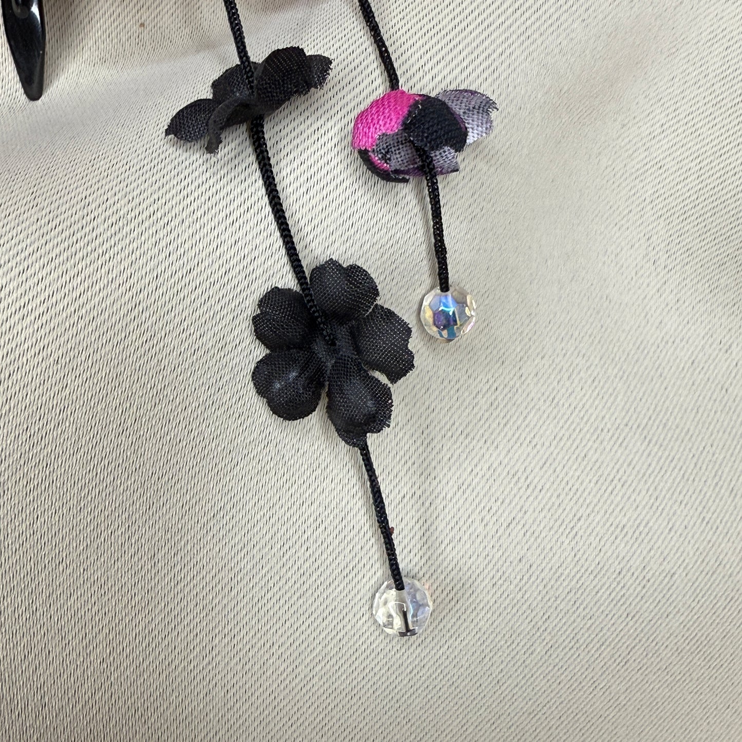 "Geisha Moon" Vintage Kanzashi Hair Clip