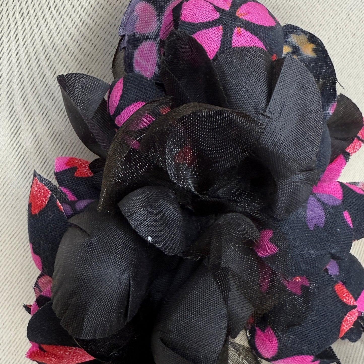 "Geisha Moon" Vintage Kanzashi Hair Clip