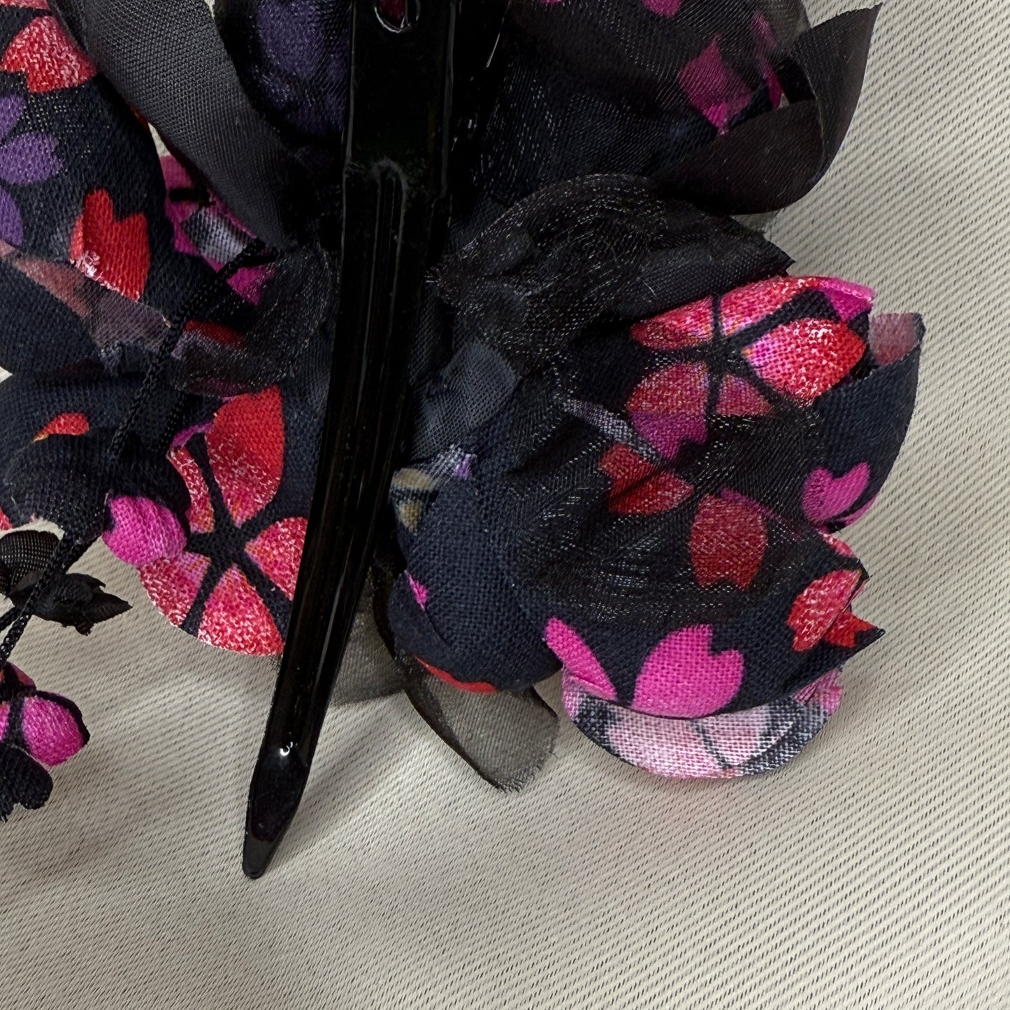 "Geisha Moon" Vintage Kanzashi Hair Clip