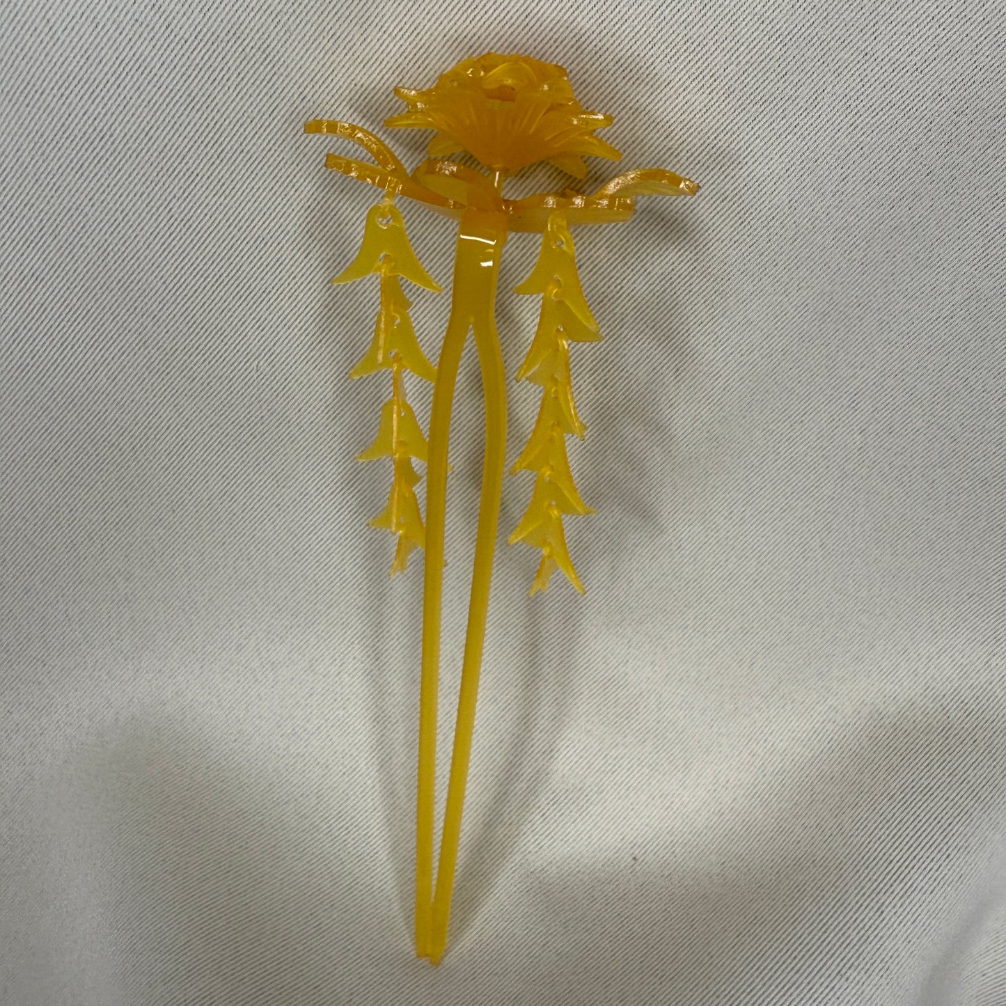 "Golden Chrysanthemum" Vintage Kanzashi Hair Stick