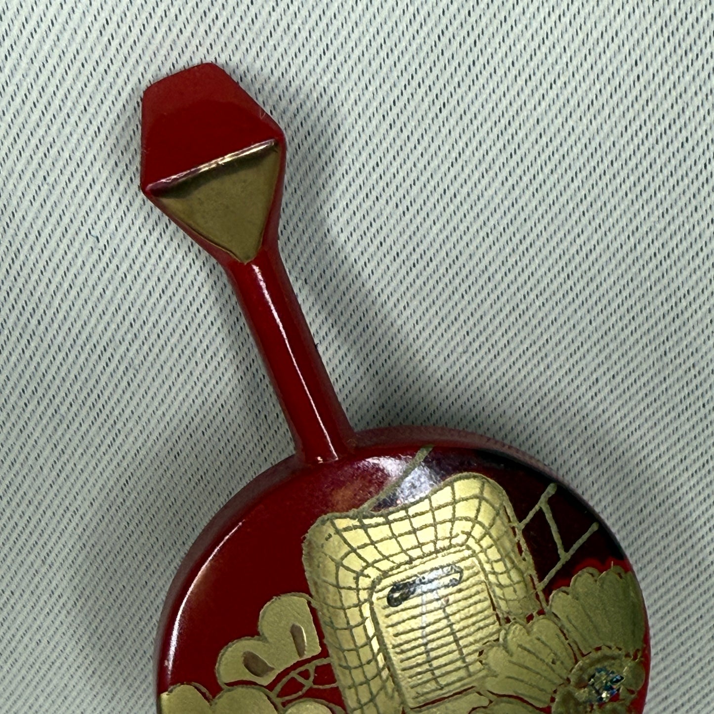 "Crimson Bamboo" Vintage Kanzashi Hair Stick