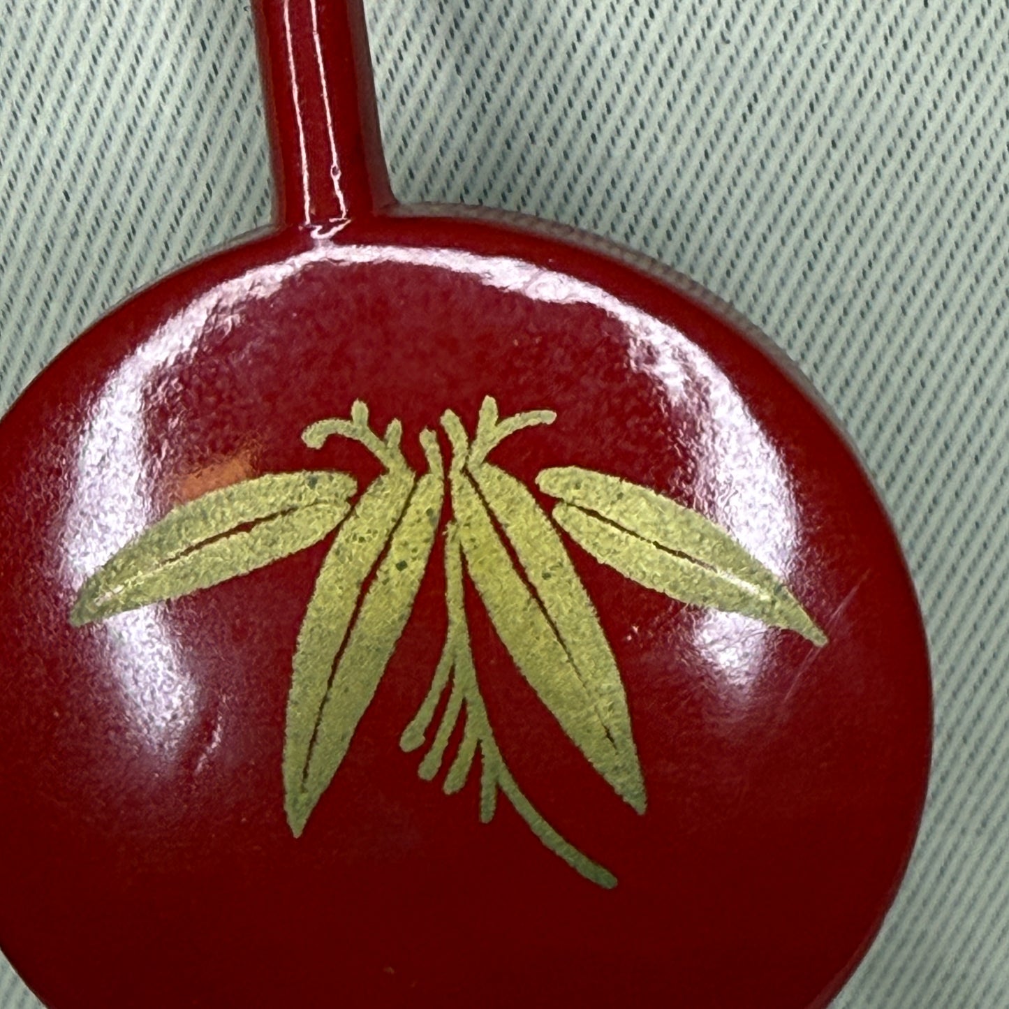 "Crimson Bamboo" Vintage Kanzashi Hair Stick