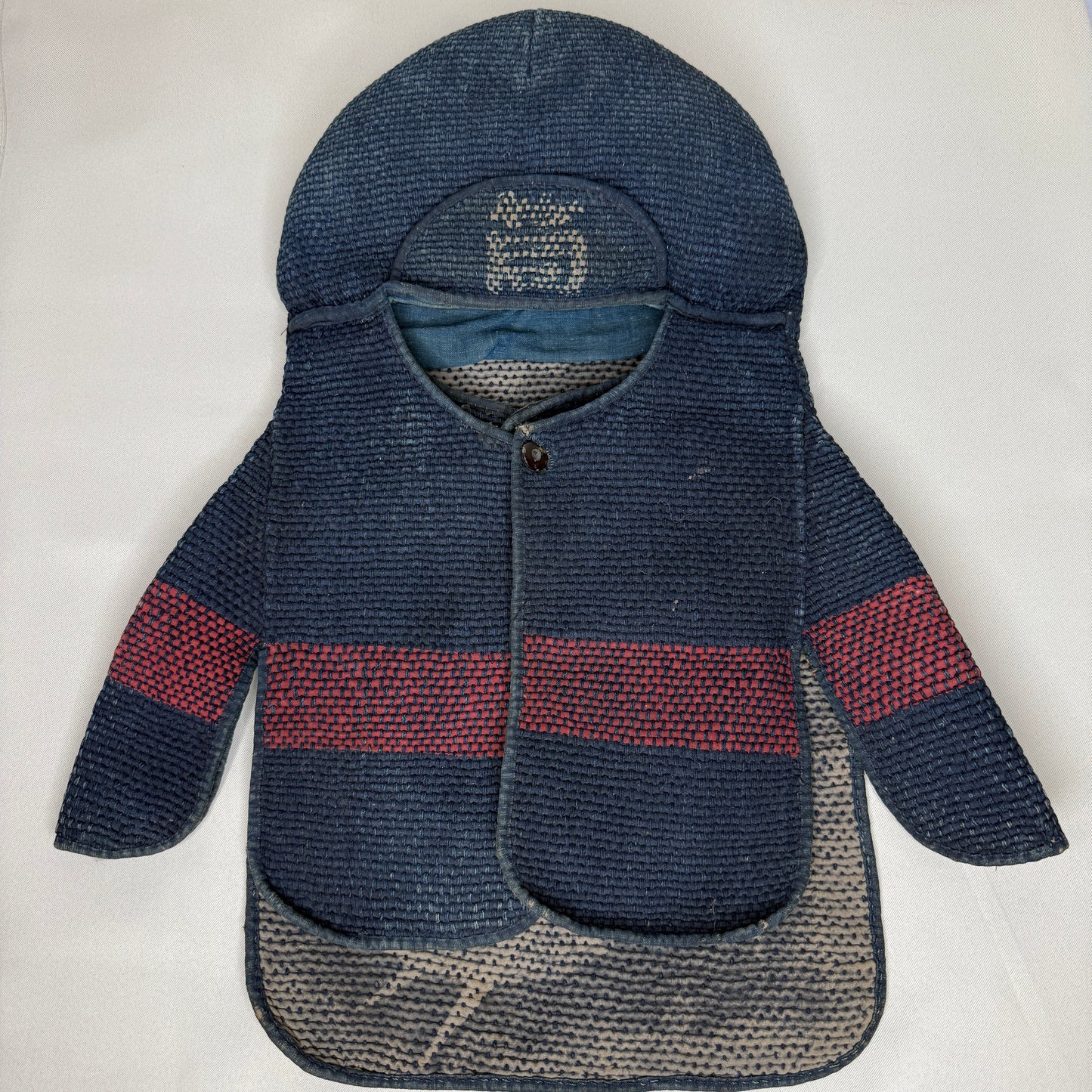 "Sashiko Stitching" Antique Fireman's Hood
