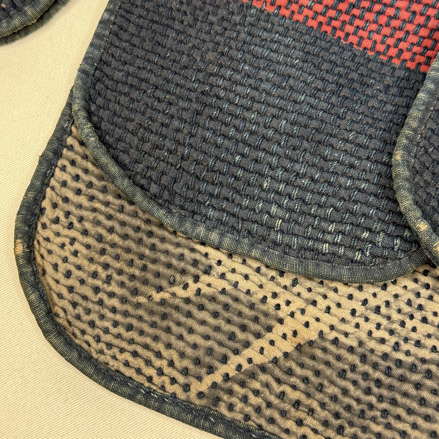 "Sashiko Stitching" Antique Fireman's Hood