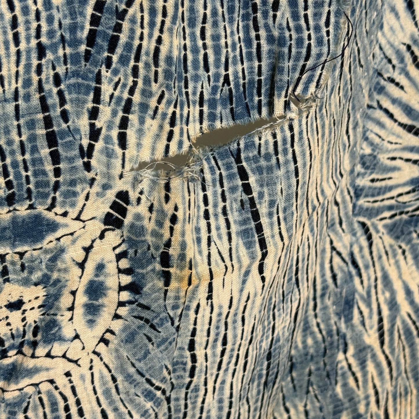 "Kumo Shibori" Vintage Futon Cover