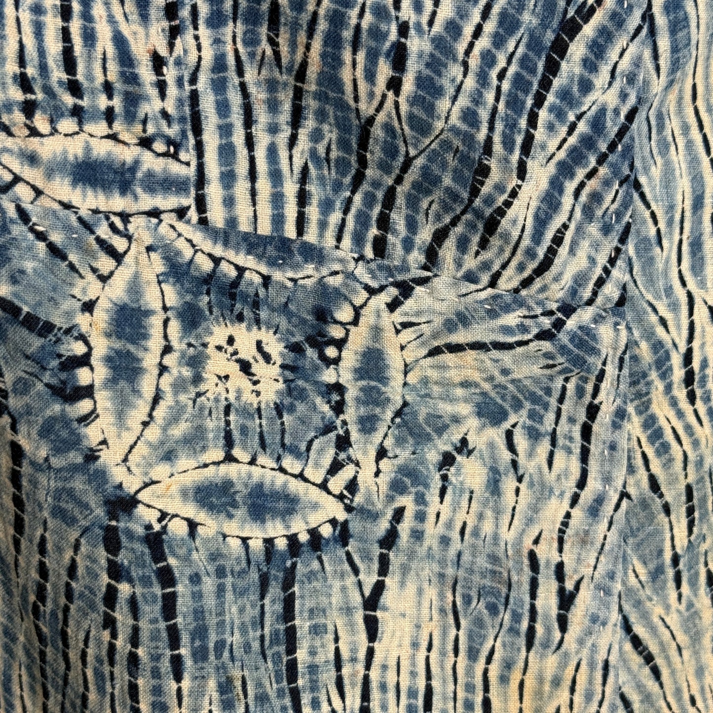 "Kumo Shibori" Vintage Futon Cover