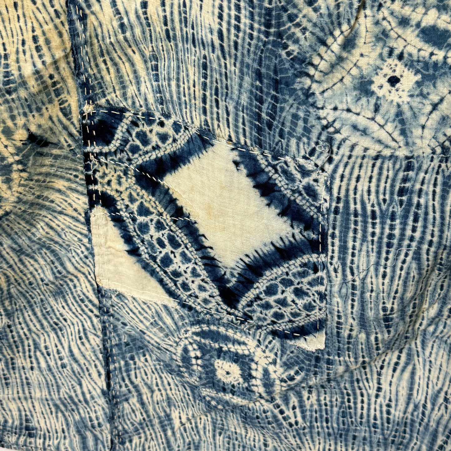 "Kumo Shibori" Vintage Futon Cover