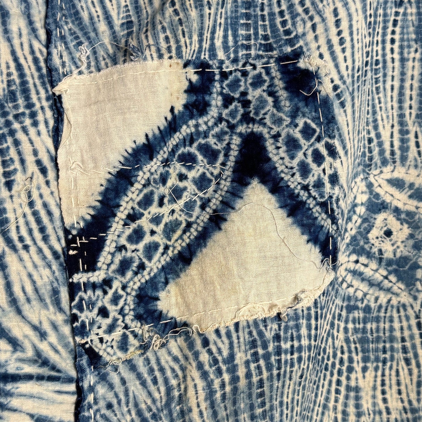 "Kumo Shibori" Vintage Futon Cover
