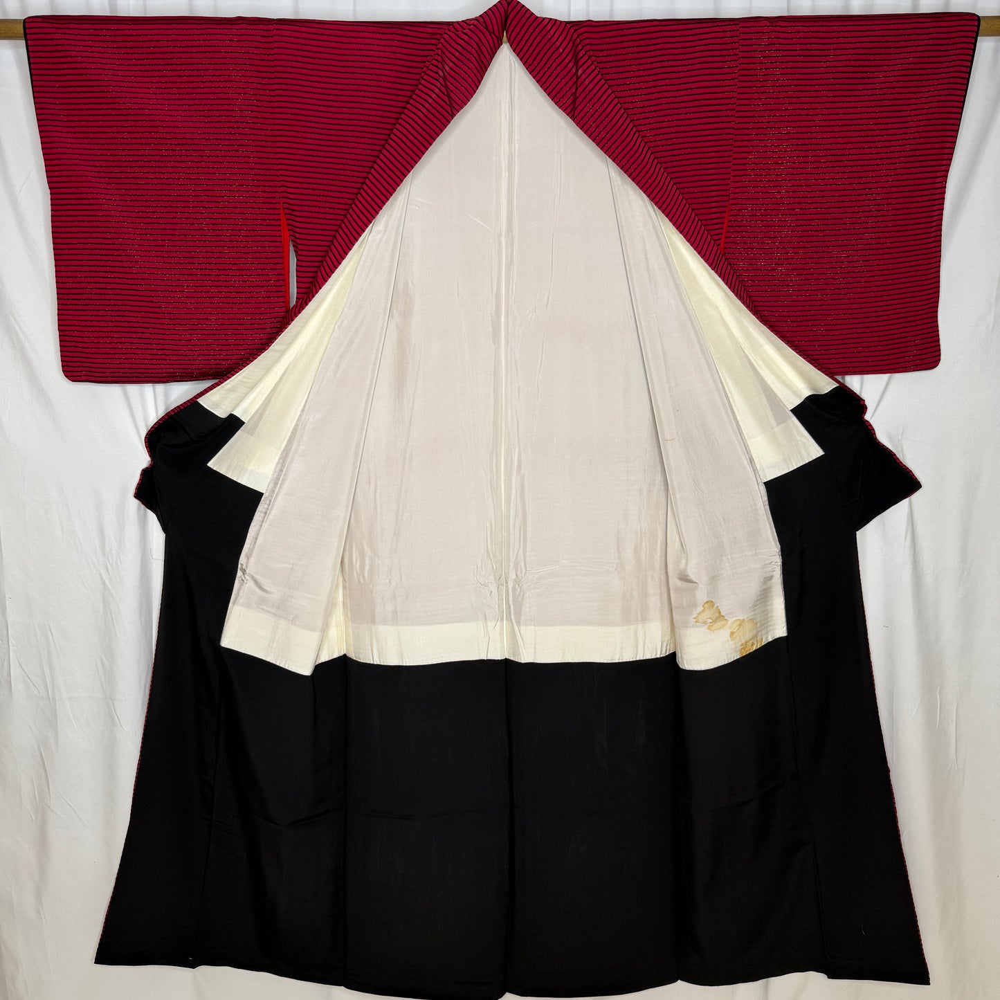 "Cabaret Stripes" Vintage Casual Kimono