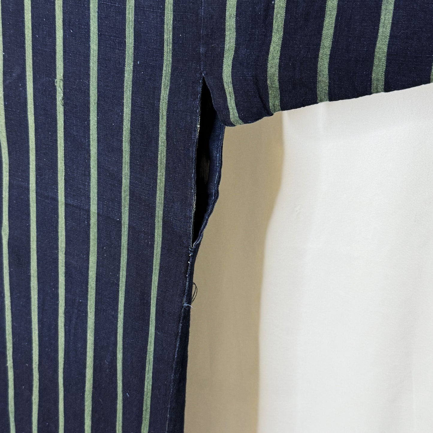 "Green Stripes" Vintage Child's Kimono