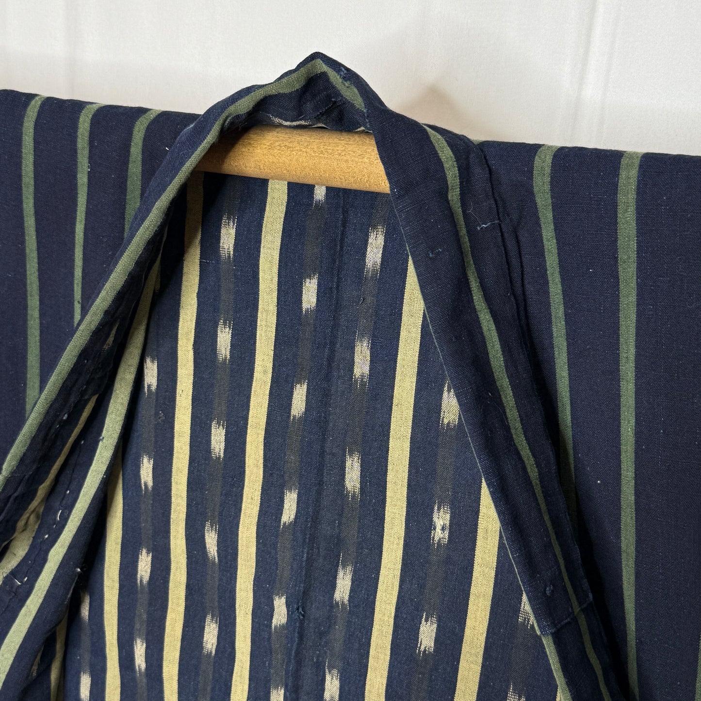 "Green Stripes" Vintage Child's Kimono