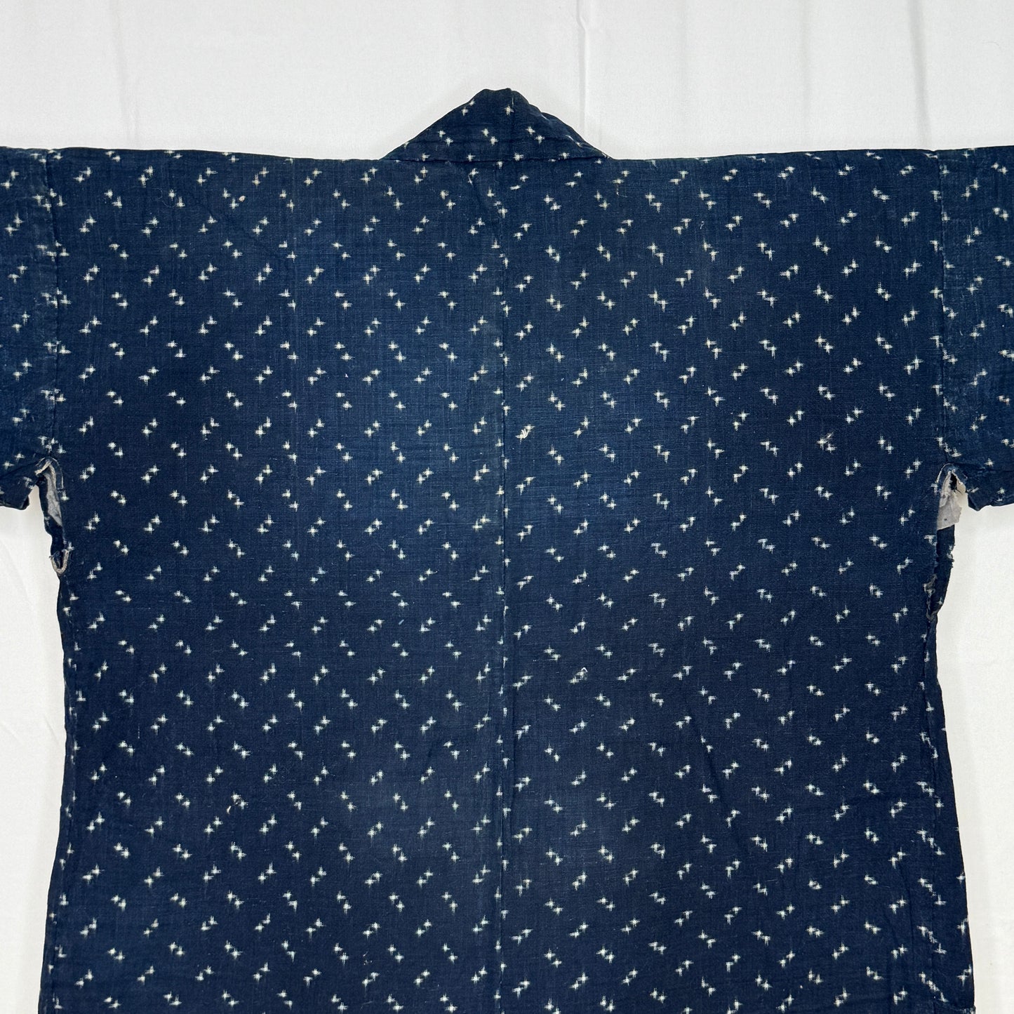 "Ikat Crosses" Vintage Indigo Jacket