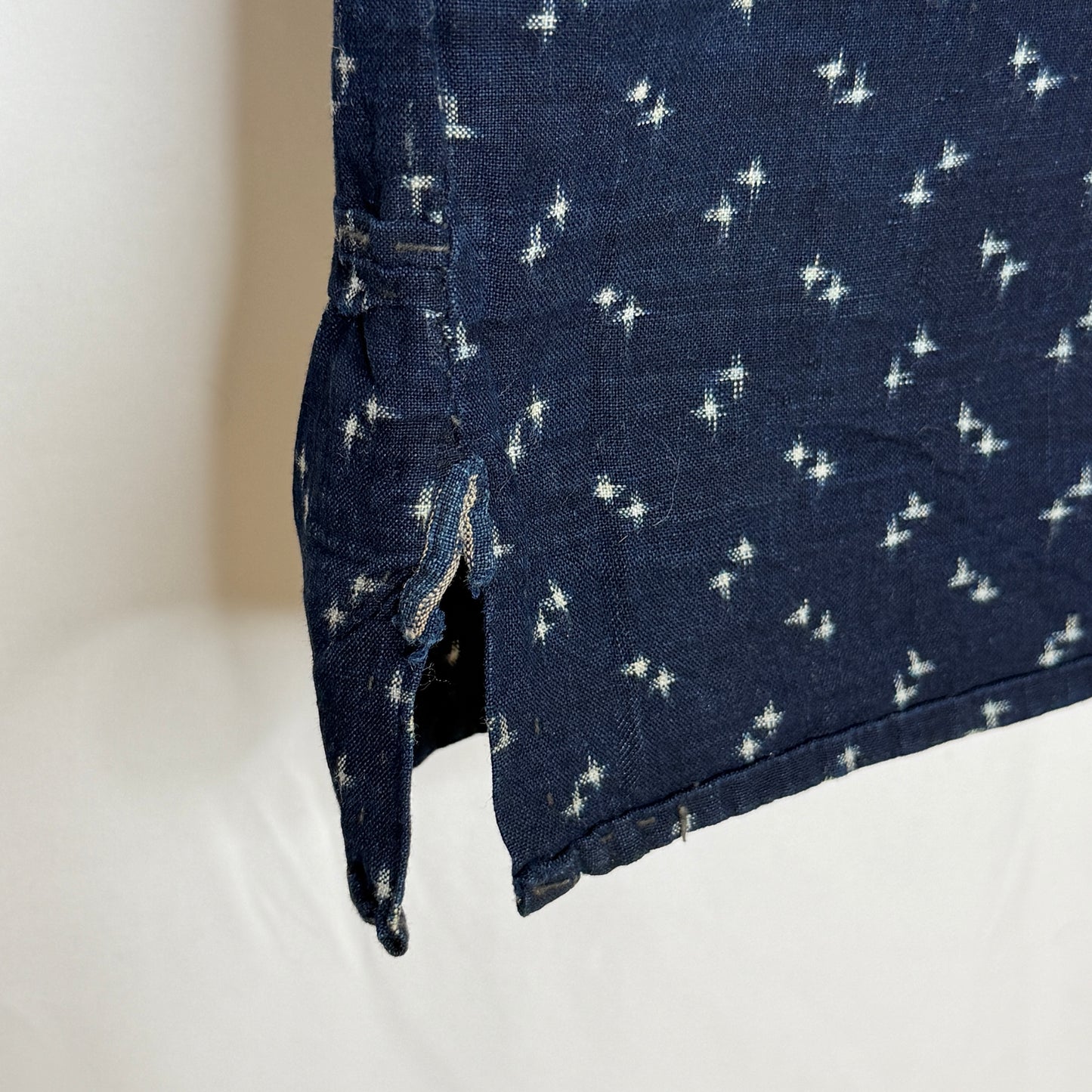 "Ikat Crosses" Vintage Indigo Jacket