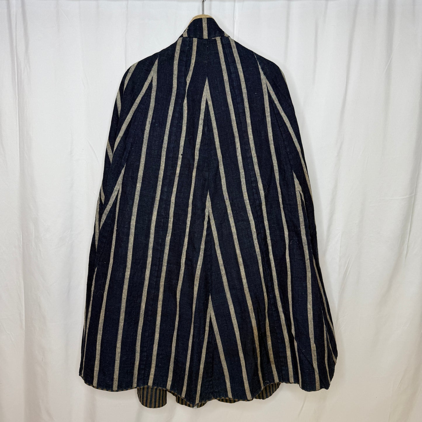 "Striped Hero" Antique Indigo Cape