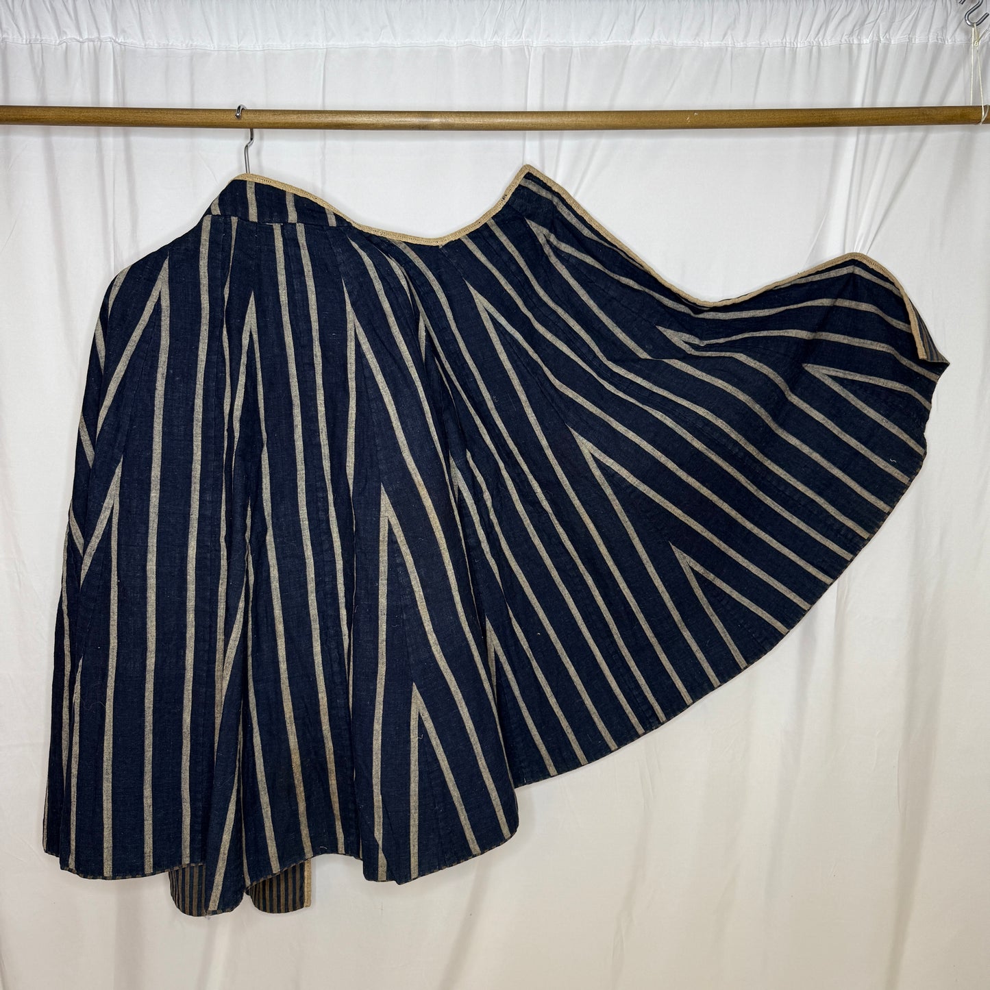 "Striped Hero" Antique Indigo Cape