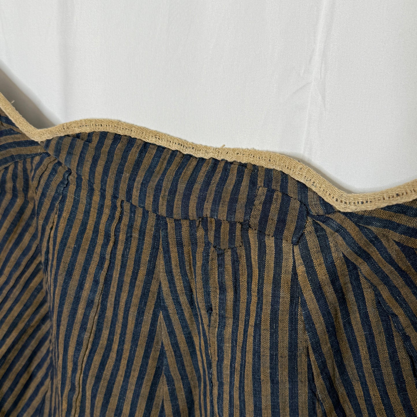 "Striped Hero" Antique Indigo Cape