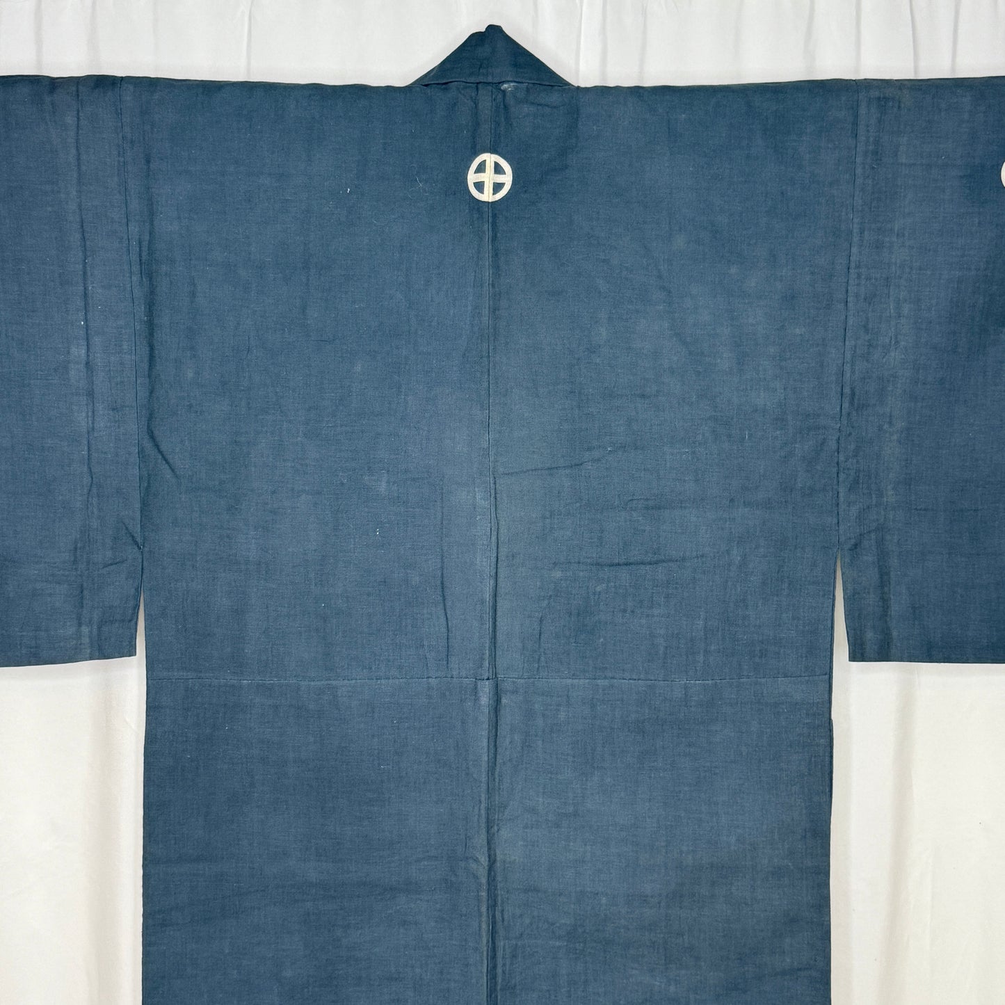 "Three Crests" Vintage Indigo Kimono