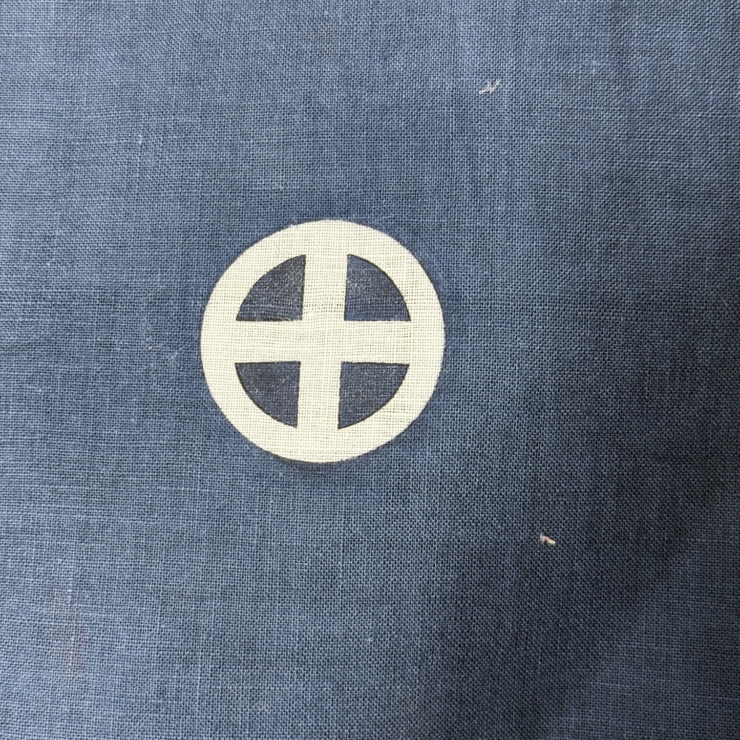 "Three Crests" Vintage Indigo Kimono
