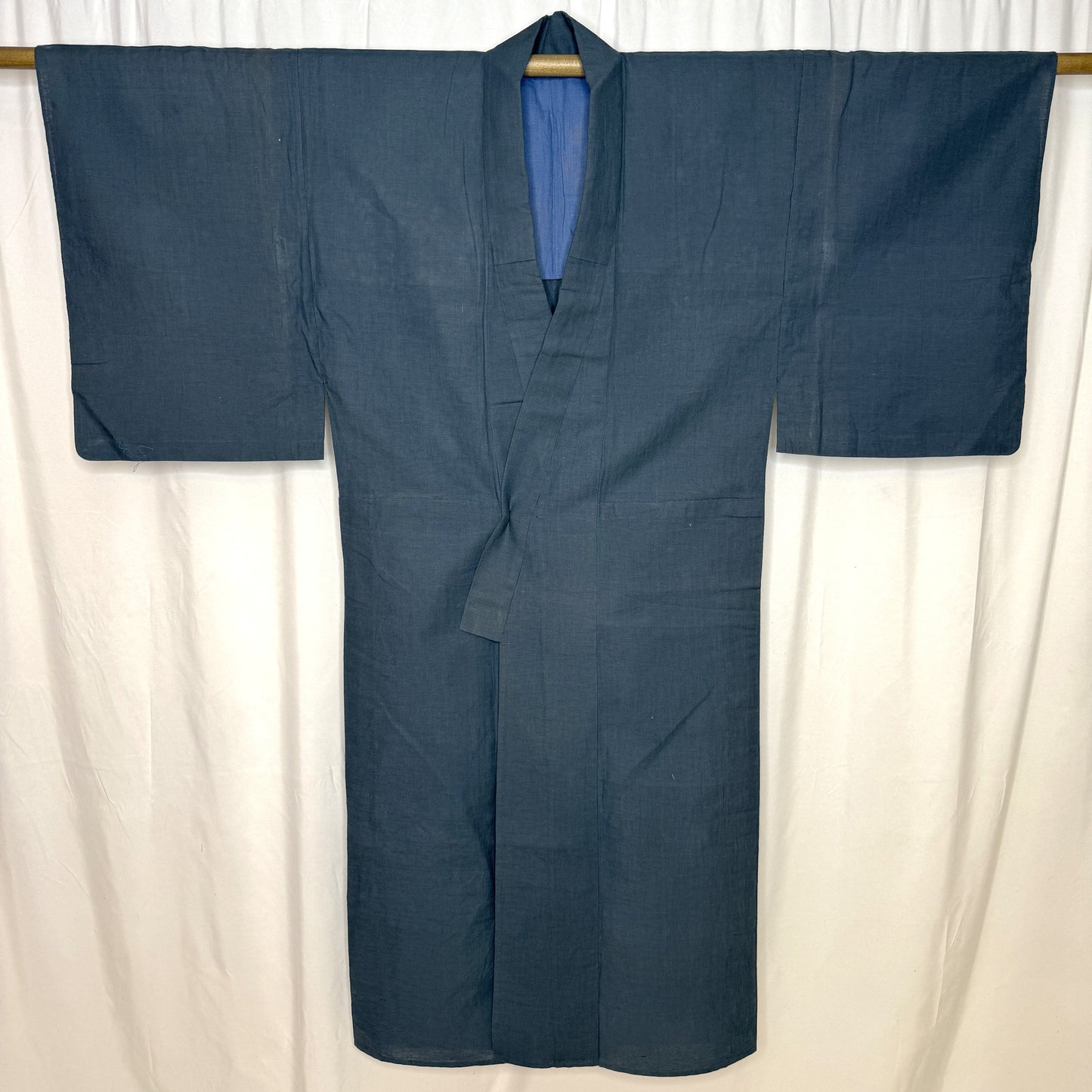 "Three Crests" Vintage Indigo Kimono