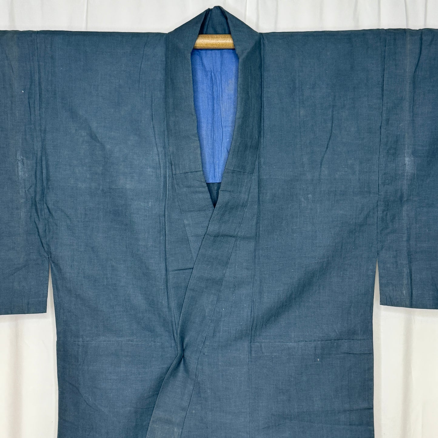 "Three Crests" Vintage Indigo Kimono