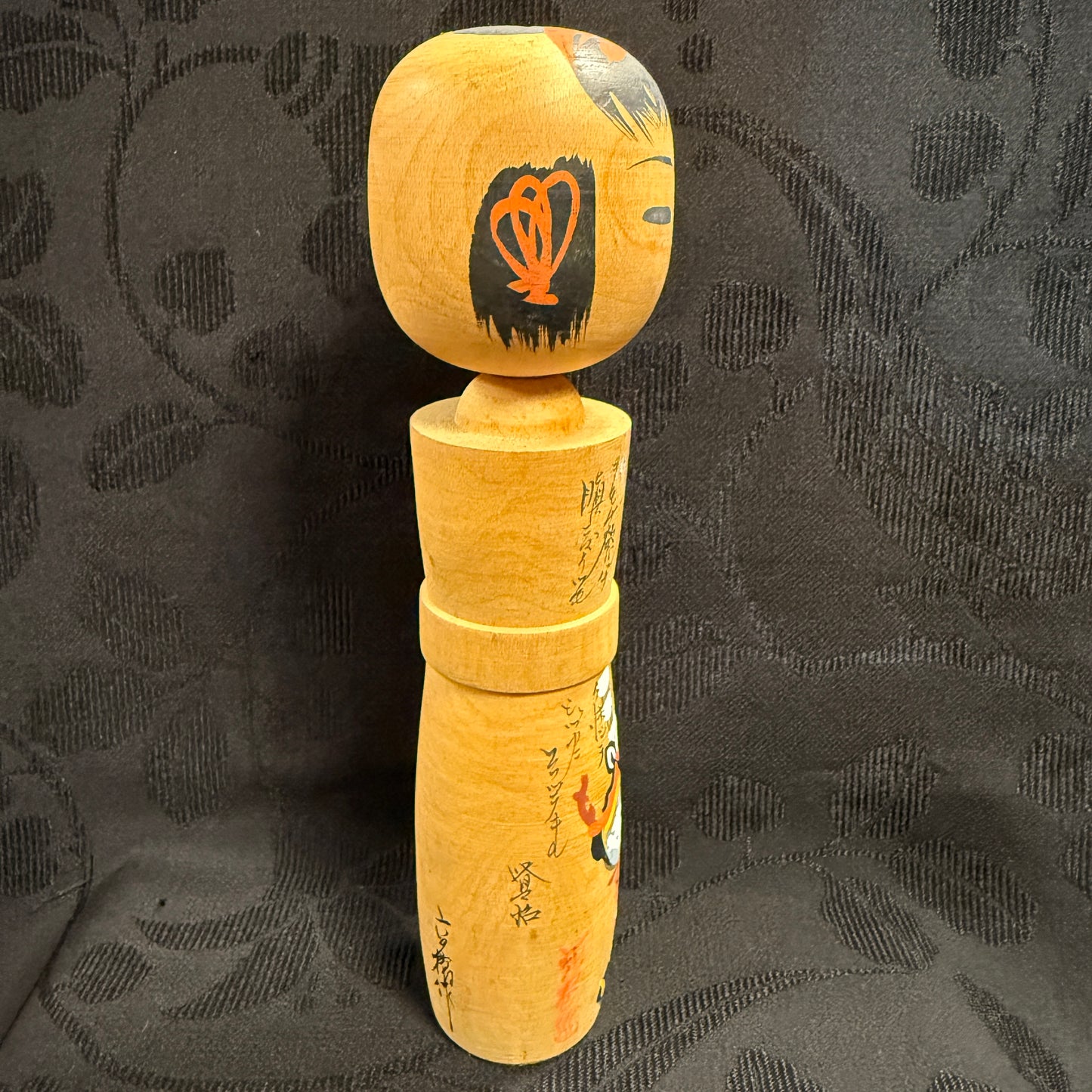 "Samurai Warrior" Vintage Kokeshi Doll