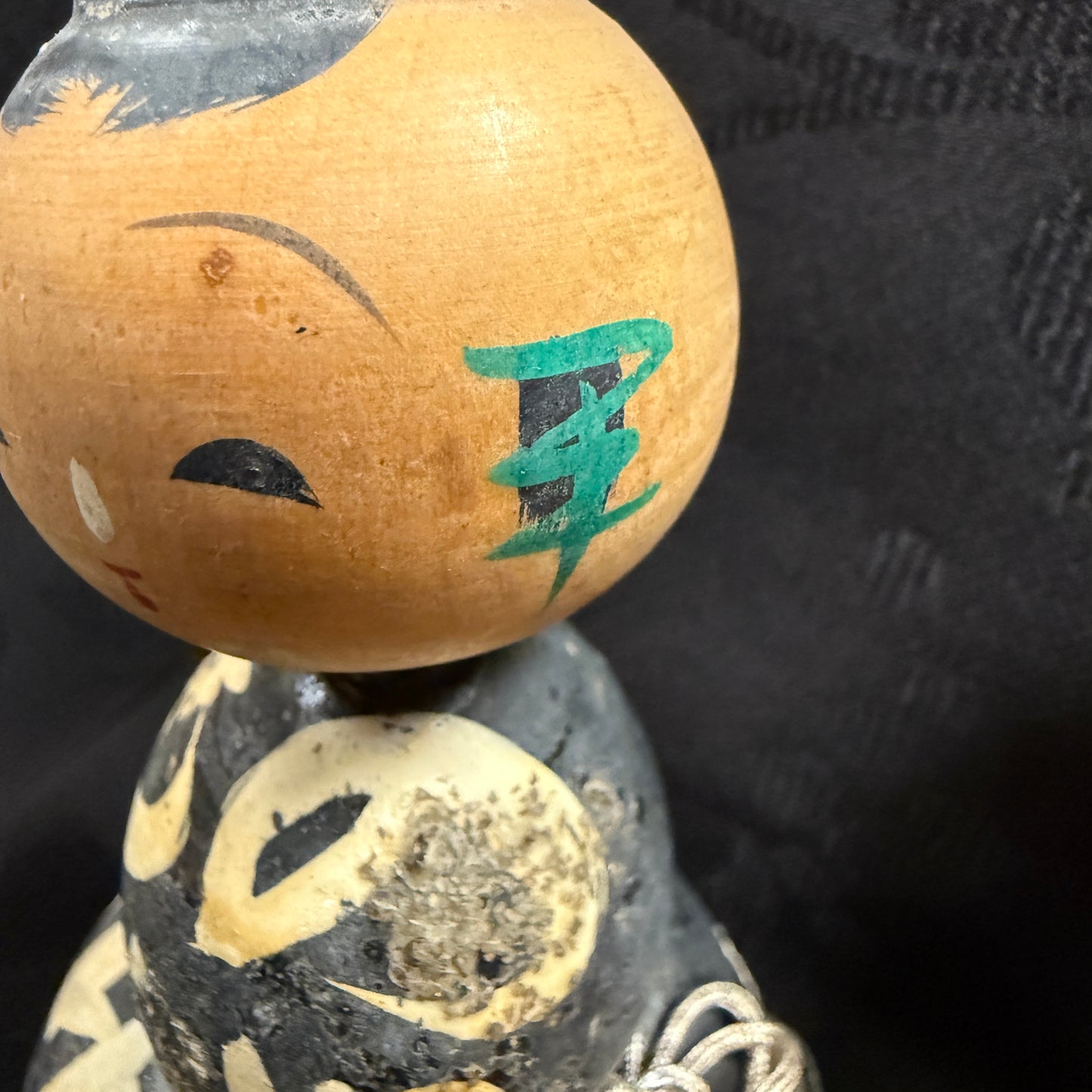 "Double Gourds" Vintage Kokeshi Doll Pair