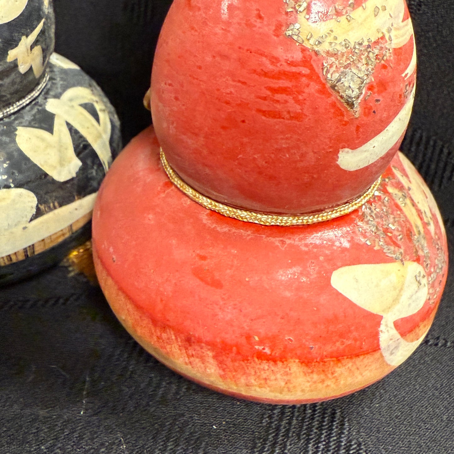 "Double Gourds" Vintage Kokeshi Doll Pair