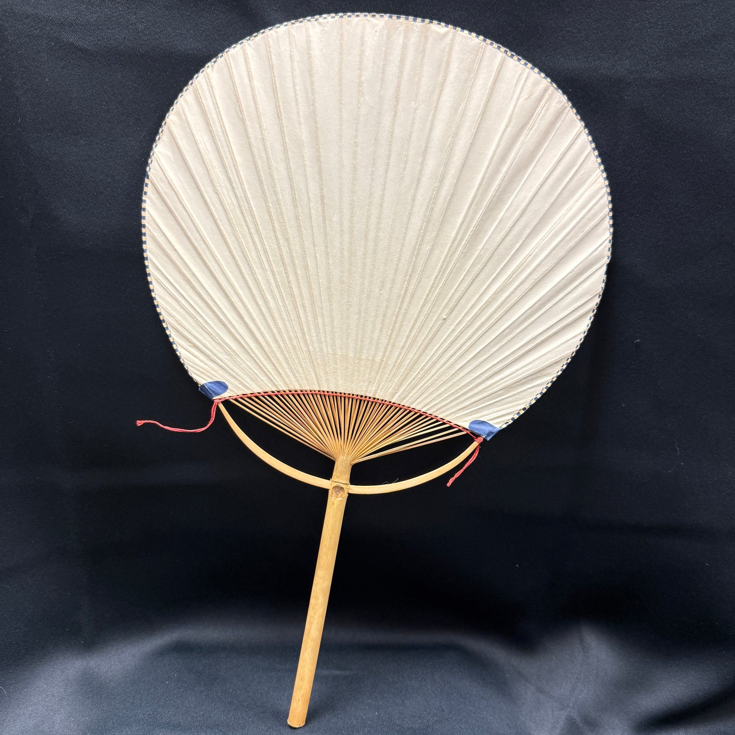 "Festival Iris" Vintage Uchiwa Fan