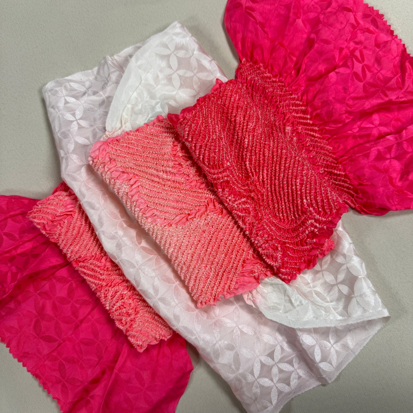 "Hot Pink" Obiage Obijime Set