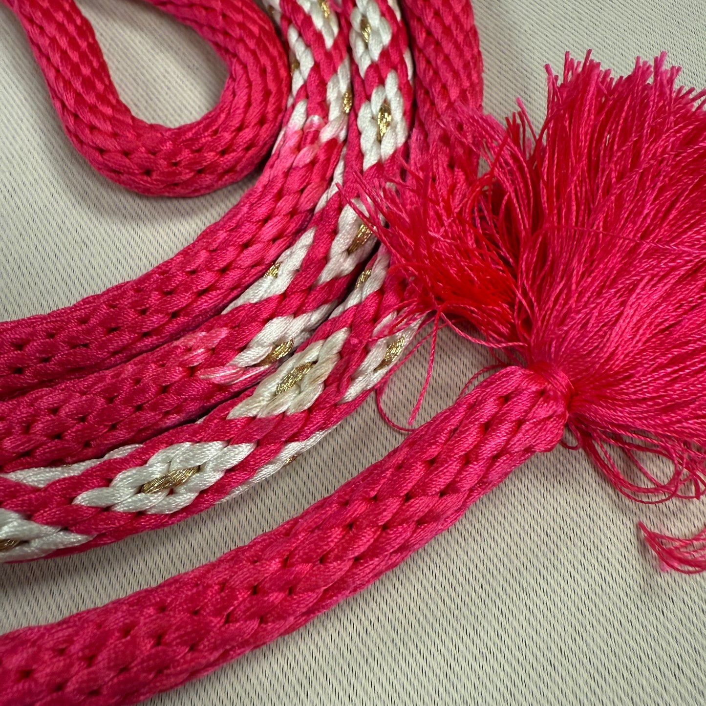 "Hot Pink" Obiage Obijime Set
