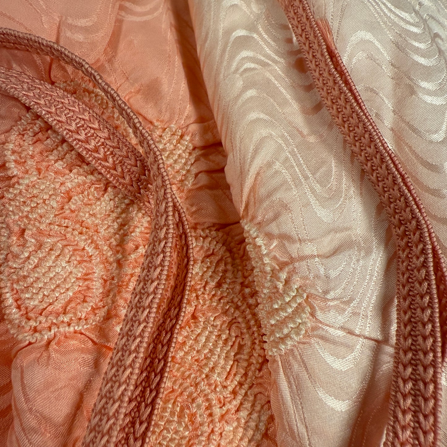 "Peach Blossom" Obiage Obijime Set