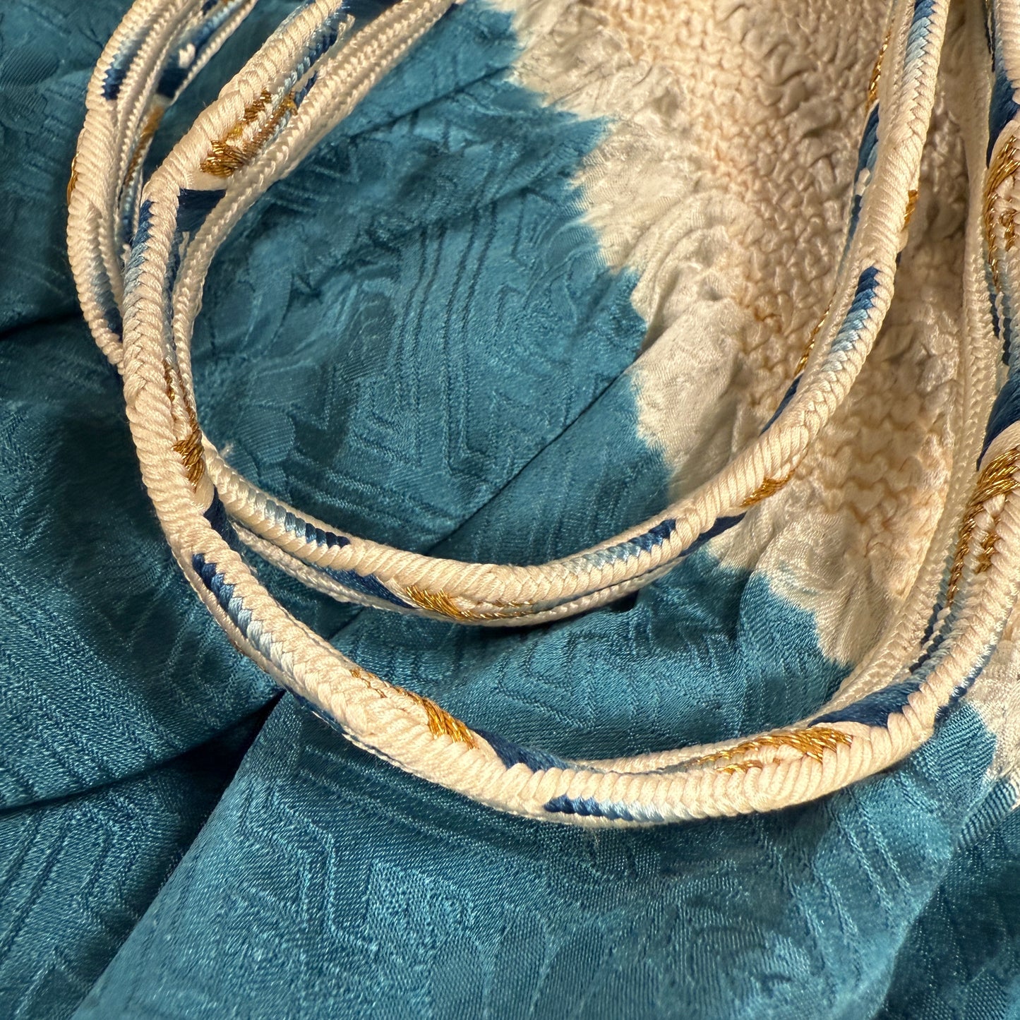 "Ocean Mist" Obiage Obijime Set