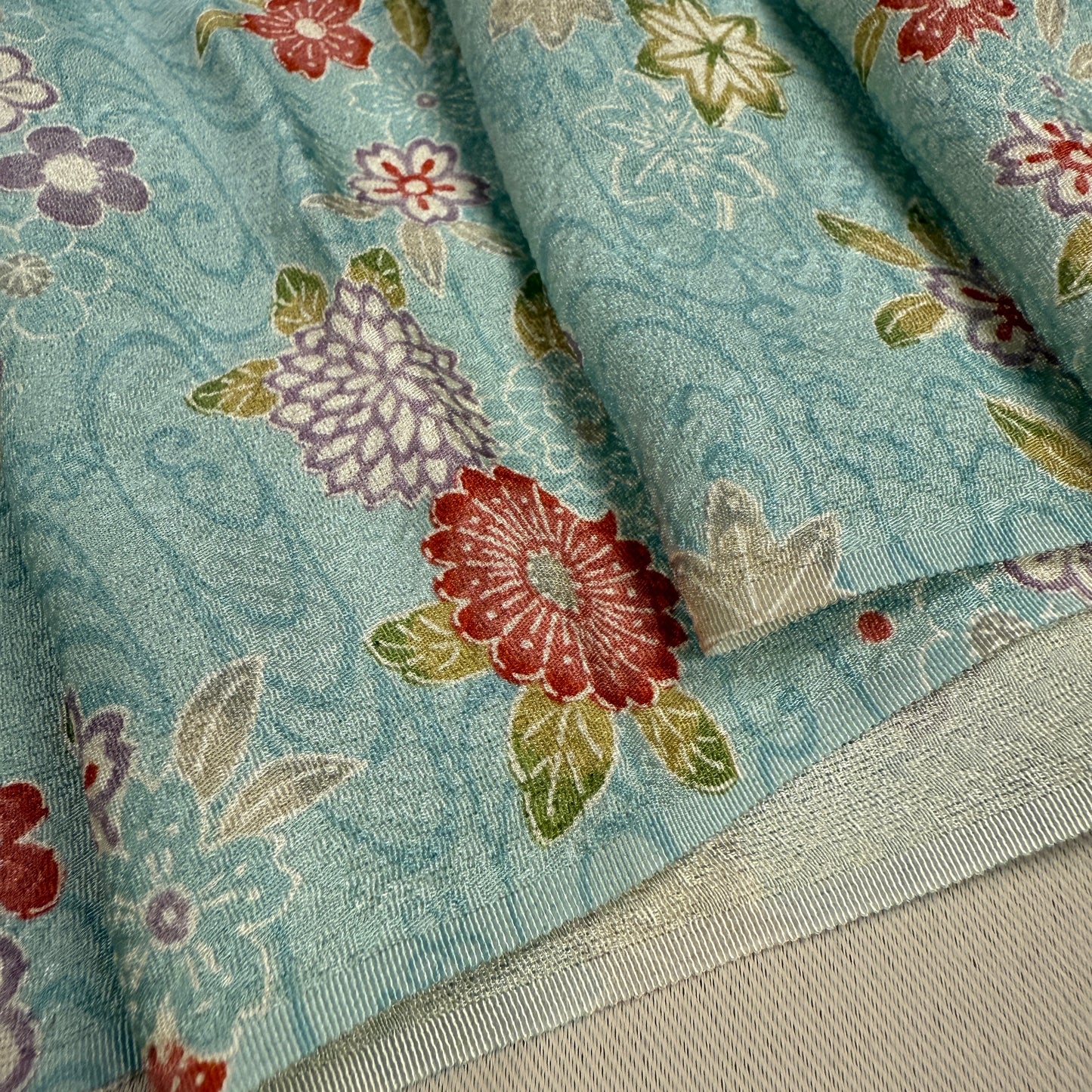"Cheerful Florals" Obiage Obijime Set